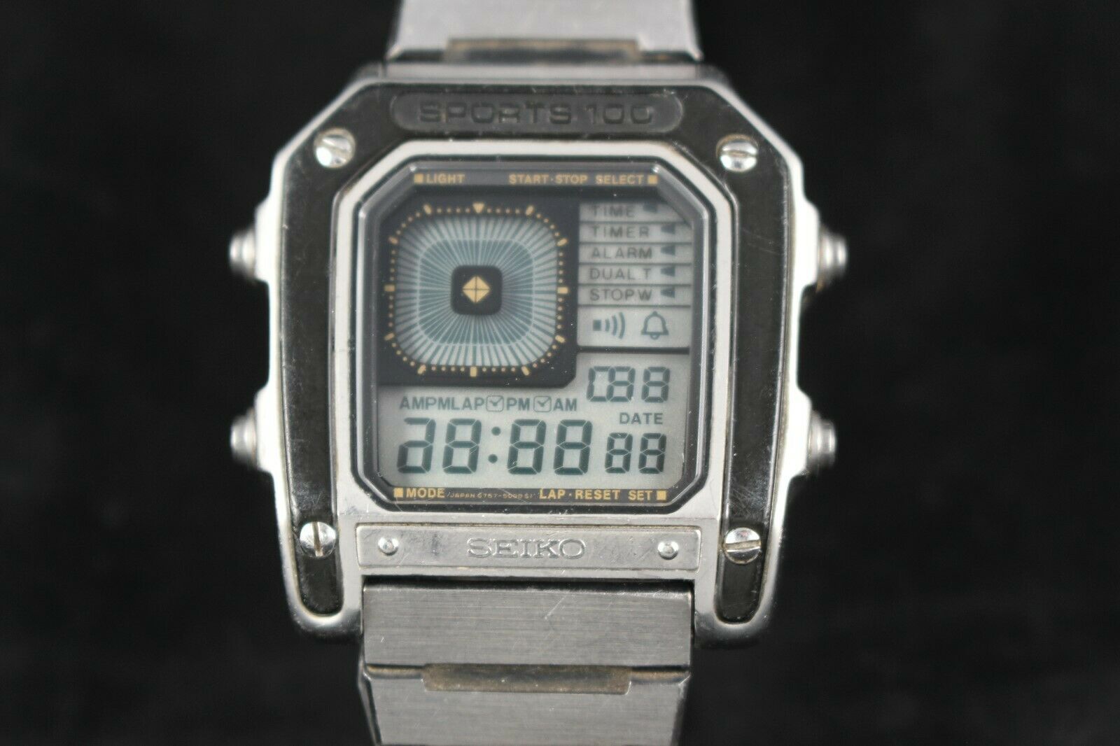 Seiko G757-5020 Vintage Digital LCD Men's Watch James Bond
