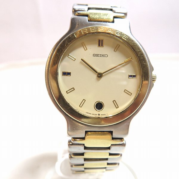 Seiko Presage 9539-6000 Quartz Watch Watch Men's Free Shipping
