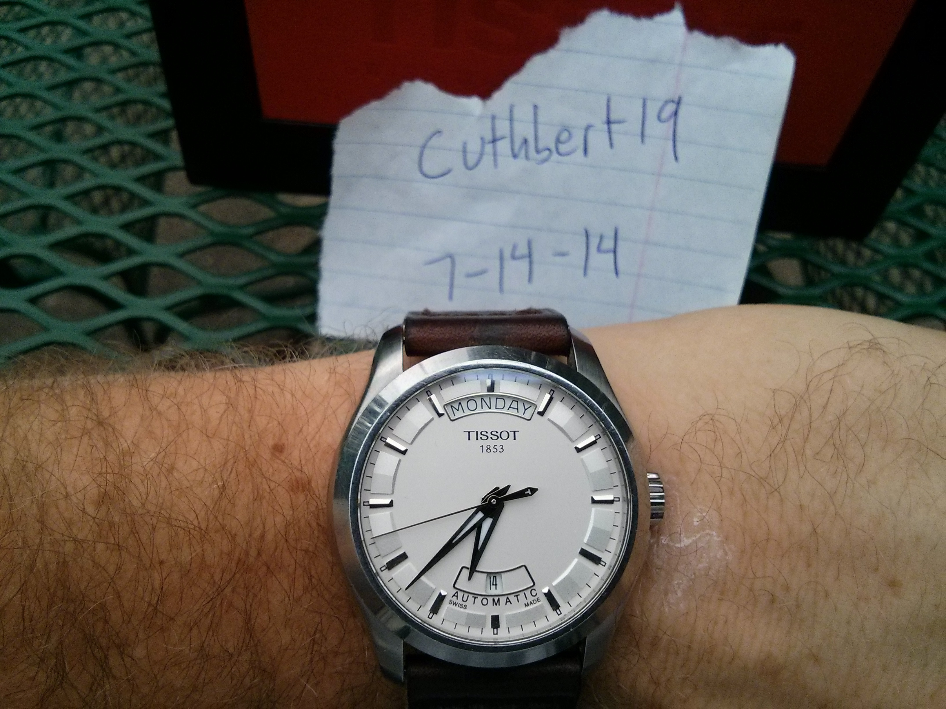 Tissot couturier shop day date