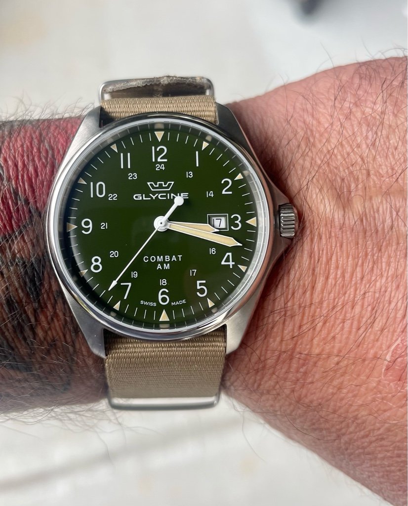 Glycine combat 6 hot sale vintage gl0124