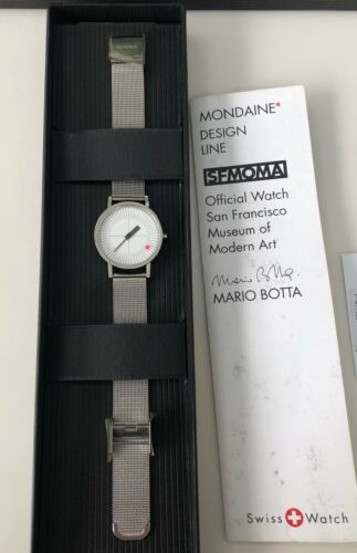 Mondaine Design Line Mario Botta limited edition SFMOMA A660