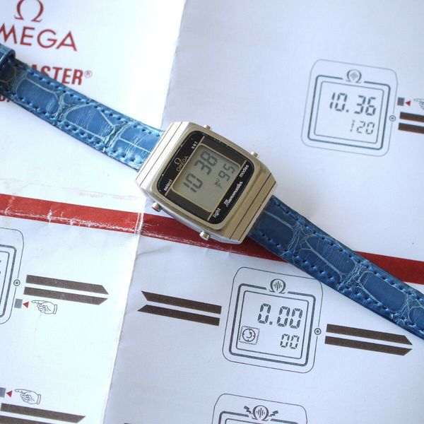 Omega Memomaster Cal. 1637 LCD anno 1978 RETRO WATCH WatchCharts