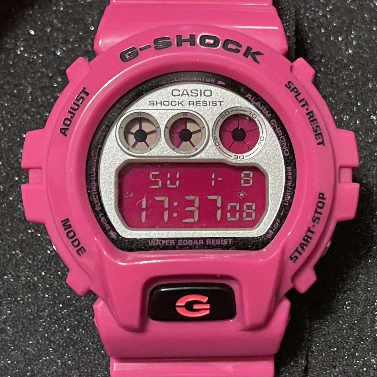 WTS] Casio G-Shock DW6900CS-4 Crazy Colors Hot Pink Digital Watch 