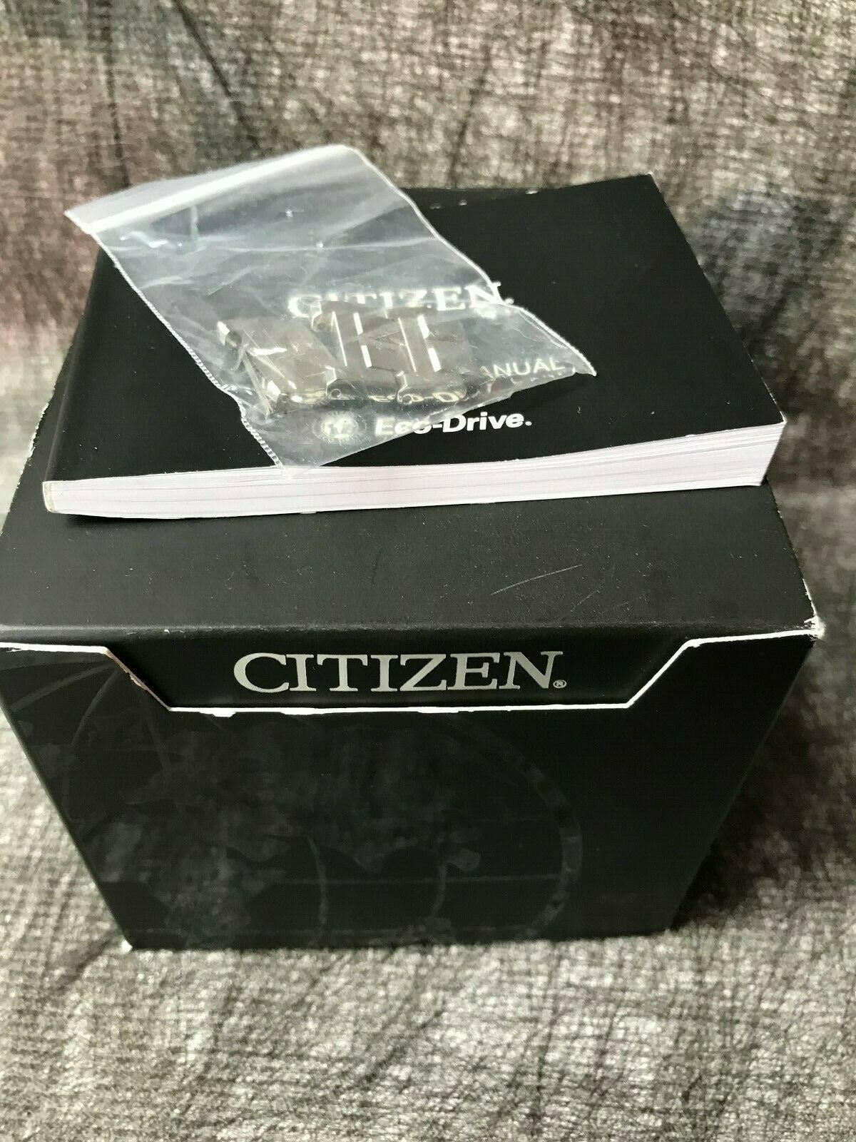 Citizen Eco Drive Stainless Steel Chronograph Mens Watch AT4129