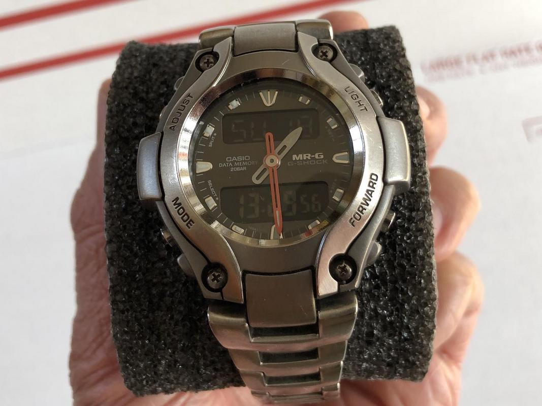 FS: Casio G-Shock MRG-130T vintage all titanium analog-digital