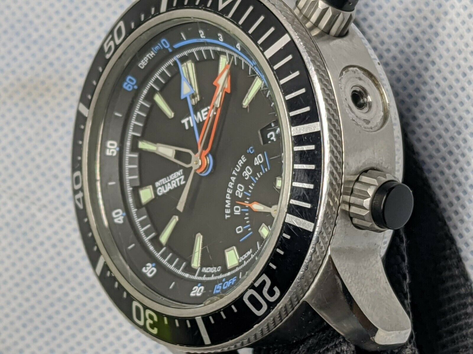 TIMEX INTELLIGENT QUARTZ DEPUTH T2N809 Diver Watch | WatchCharts 