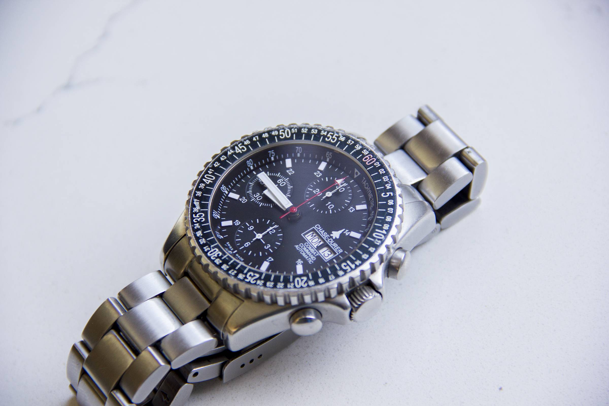 CHASE DURER Combat Command 自動巻クロノグラフ腕時計 Chase Durer Flight Commander Chronograph Ana-digital 43mm Mens