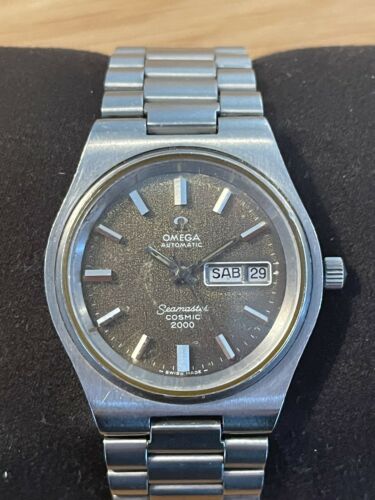 Omega Seamaster Cosmic 2000 Steel 38mm Tropical Dial,