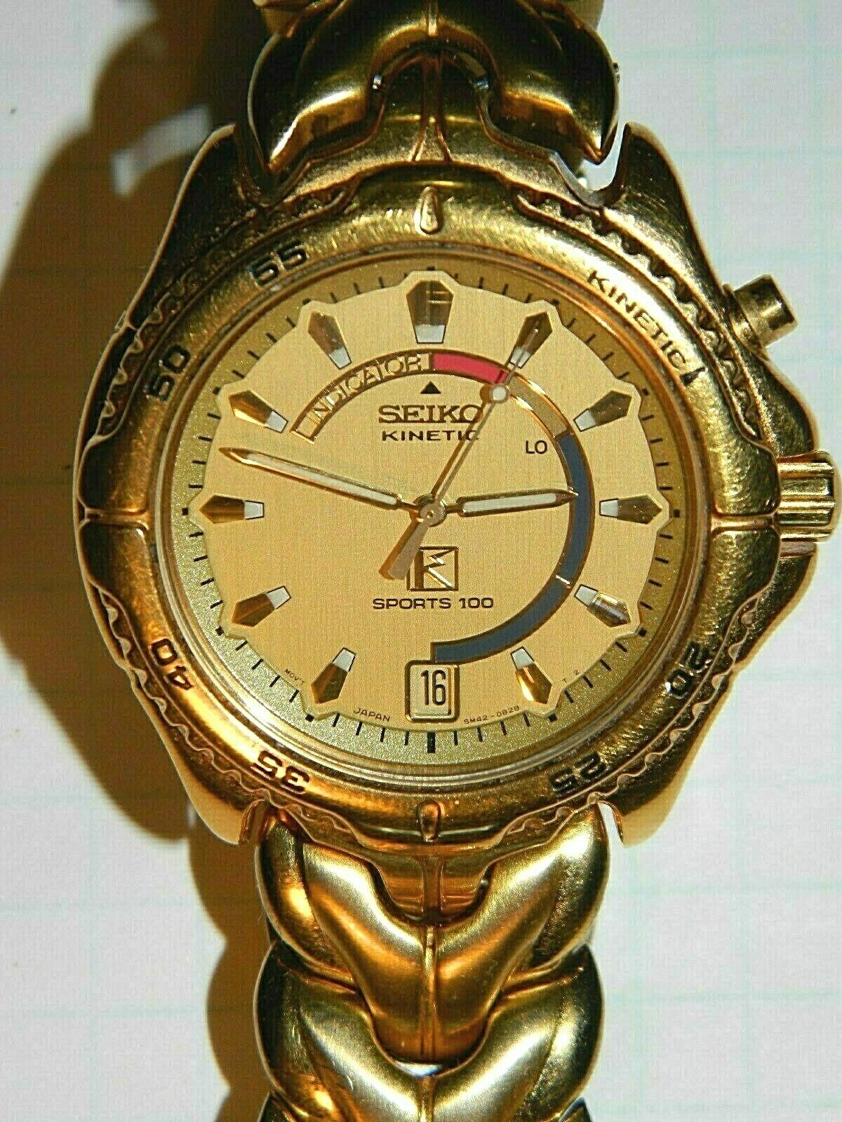 seiko kinetic sports 100 band