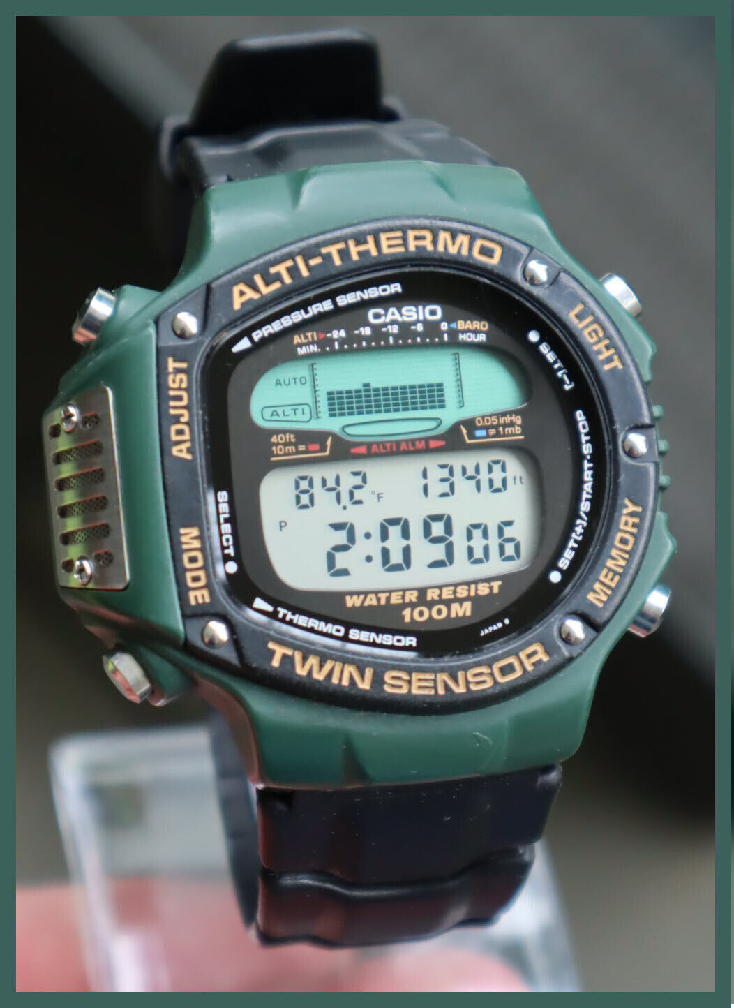 Casio watchband ALT-6100.ALT-600 Pro Trek Alti-Thermo Twin