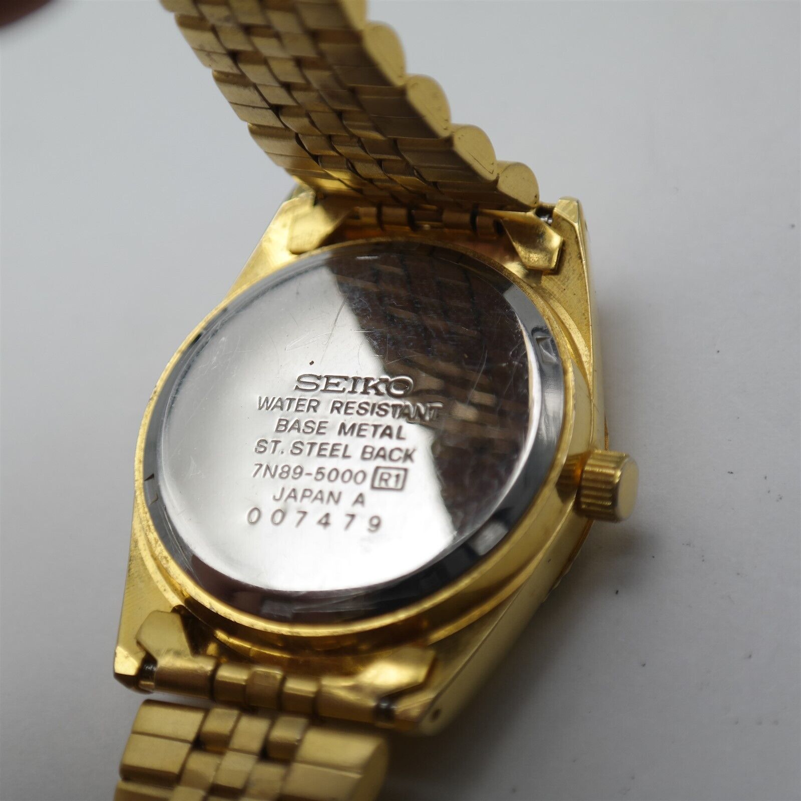 Vintage Seiko 7N89-5000 R1 Watch \