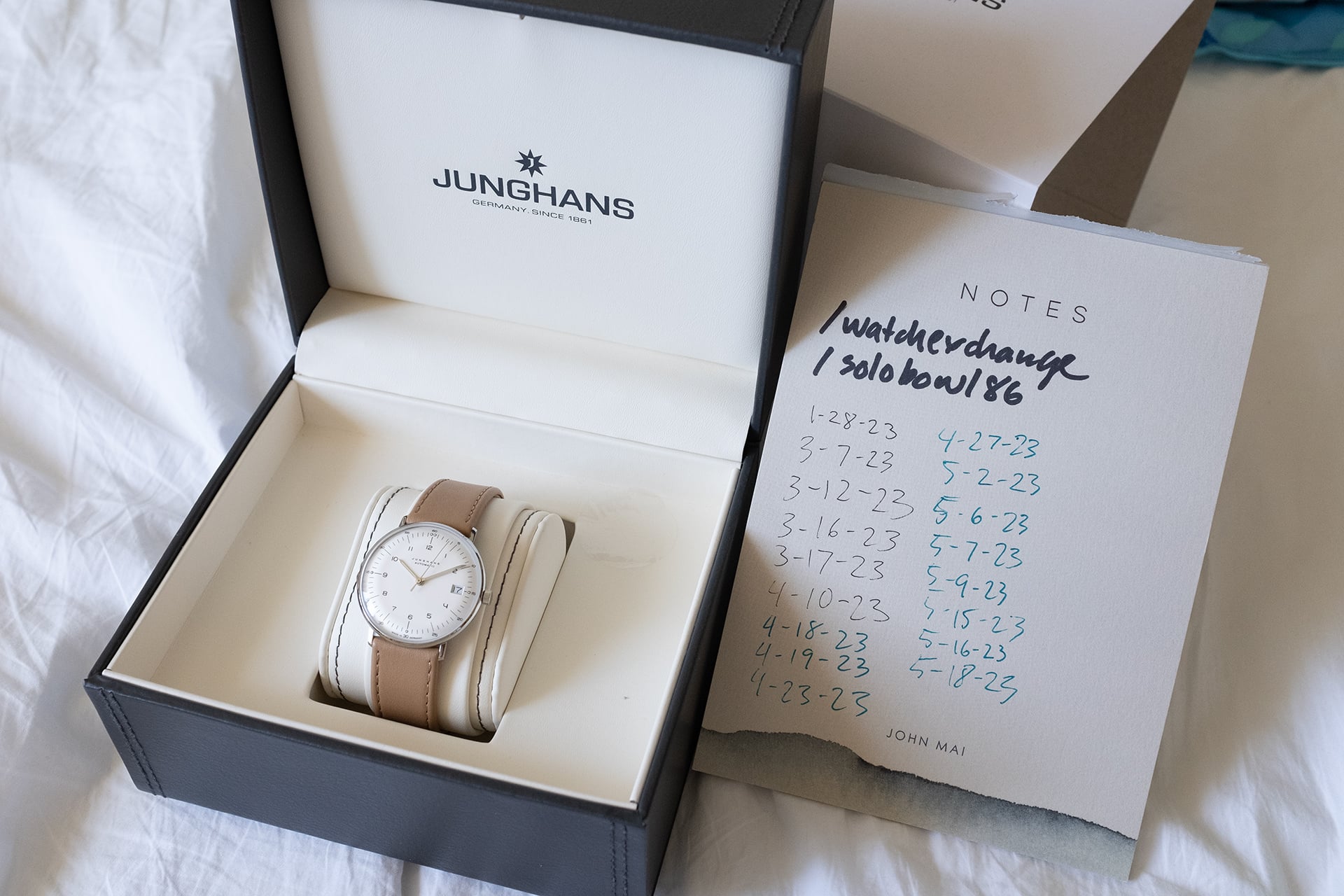 WTS Junghans Max Bill 34mm Automatic Sapphire 2023 Latest