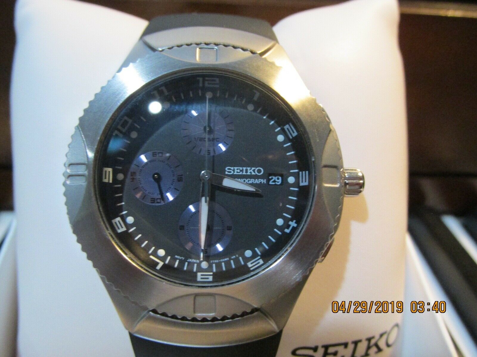 Seiko Watch 100M Quartz 7T92 OAXO Chronograph WatchCharts