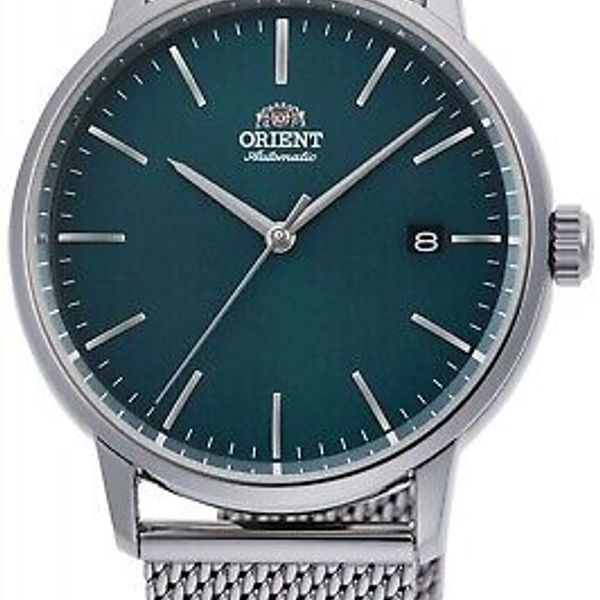 Orient Stylish Maestro – Orologio Automatico Uomo, Cassa E Bracciale Acciaio, Quadrante Grigio, 100m WR