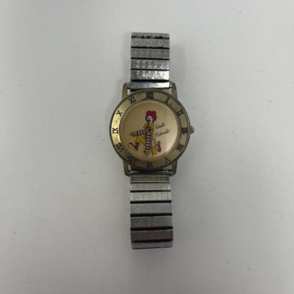 McDonald's 時計 Vintage Ronald McDonald Watch Japan Movt Gold plated