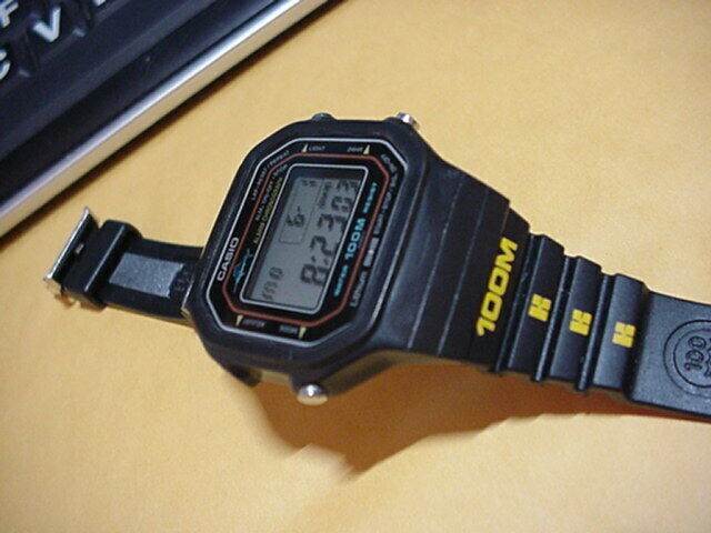 Vintage 1980 Casio W300 Marlin Digital Diver Watch Module 106