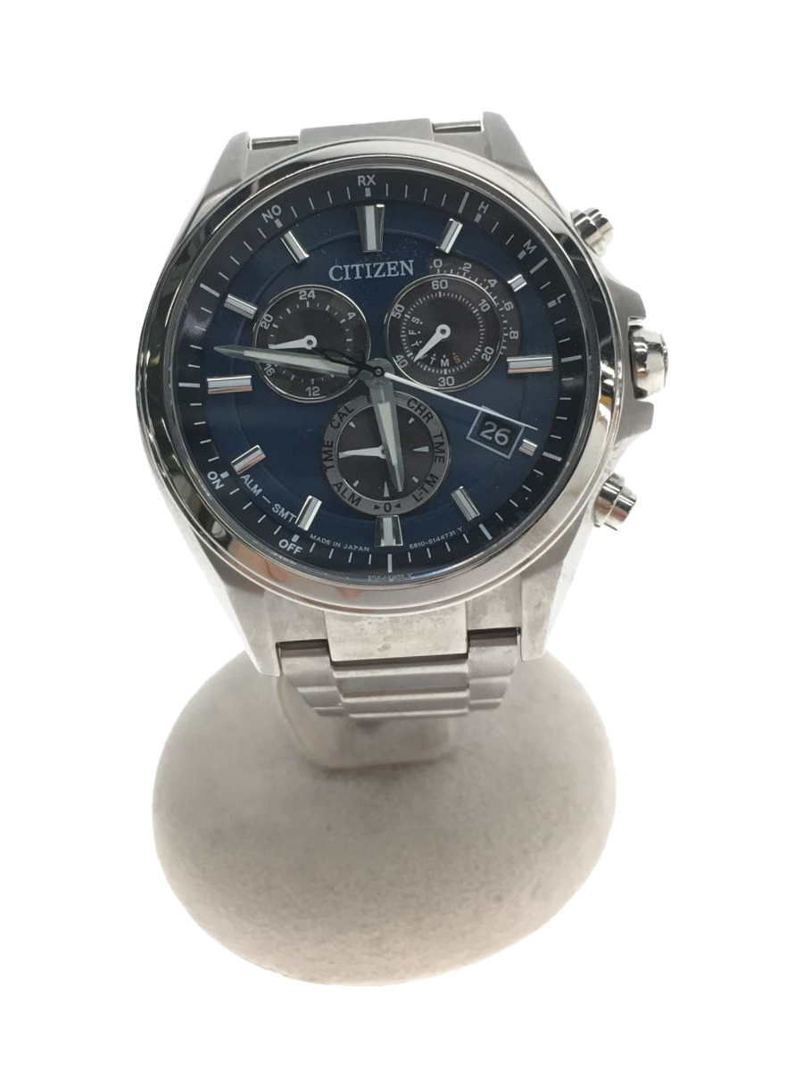 Used] Citizen ATTESA/EcoDrive/Radio Solar/Chronograph/Titanium