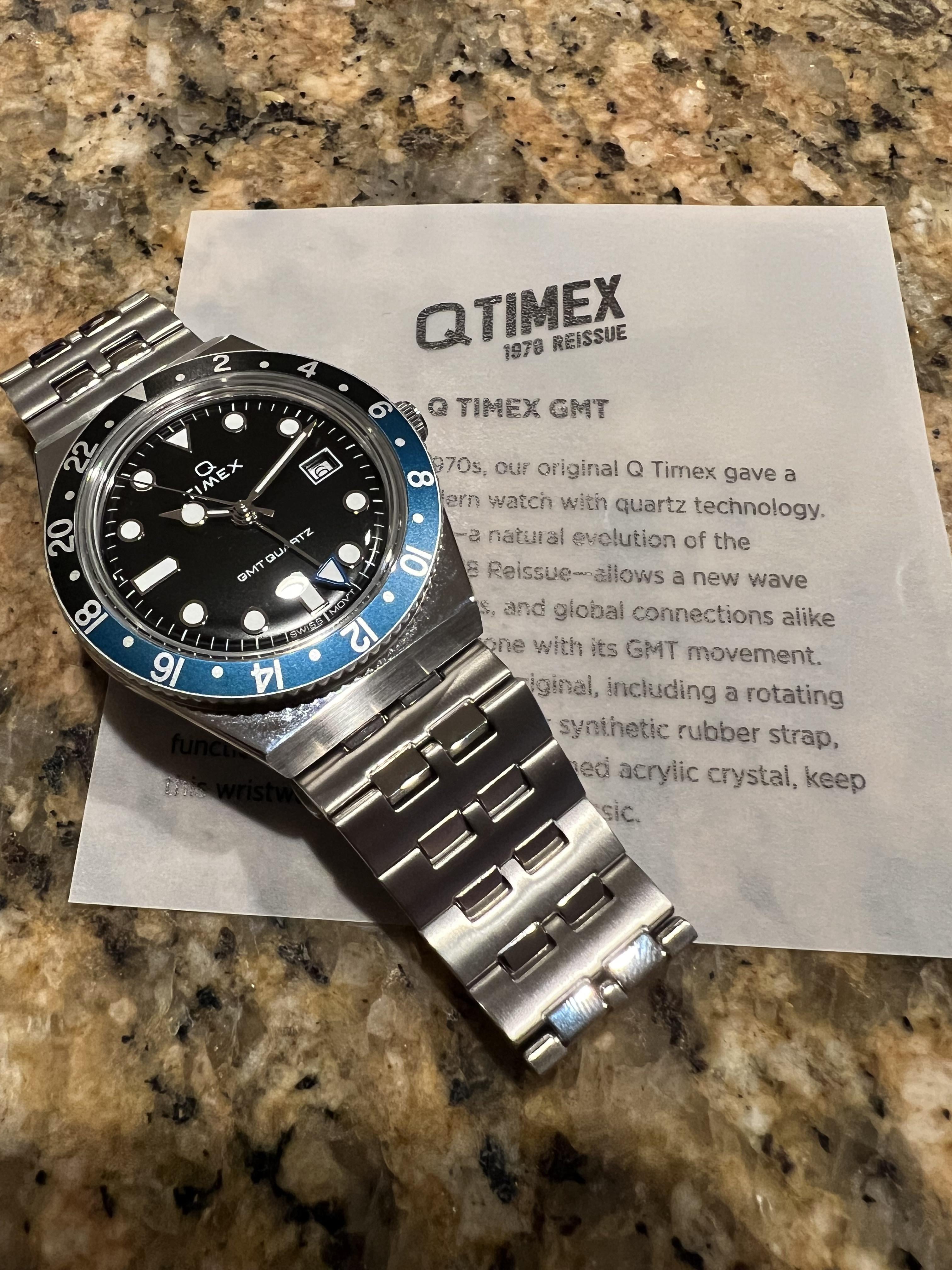 Q TIMEX GMT バットマン[完売品]腕時計(アナログ) - 腕時計(アナログ)