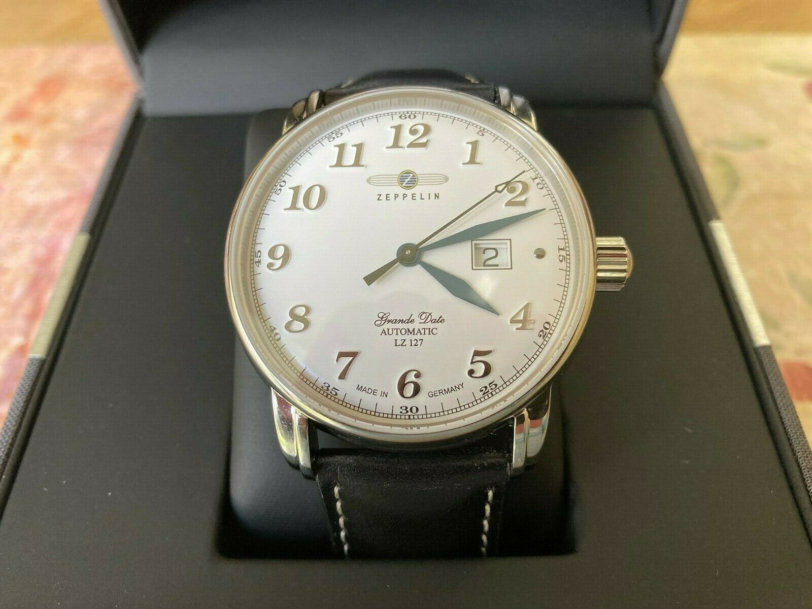 NEW!! Zeppelin LZ127 Grande Date Men's Automatic Watch 7652
