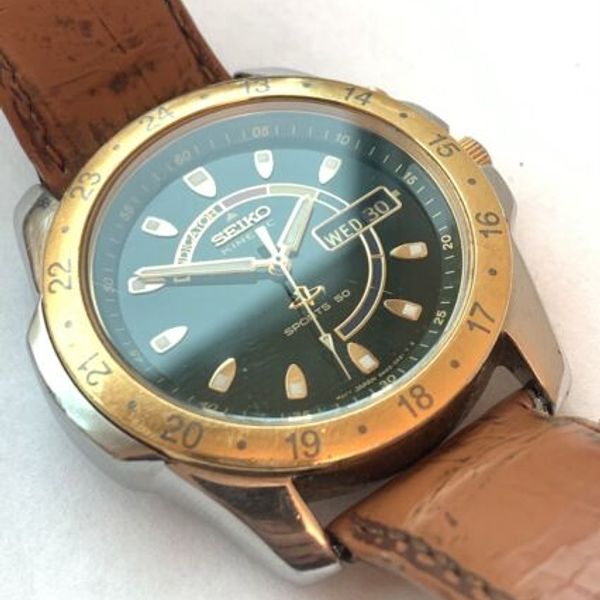 砂枝 Seiko 5M43-0A50 kinetic watch for parts restore