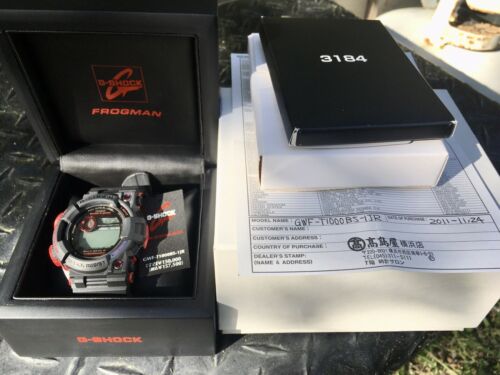 CASIO FROGMAN G-SHOCK GWF-T1000BS-1JR | WatchCharts CASIO FROGMAN G-SHOCK GWF-T1000BS-1JR | WatchCharts