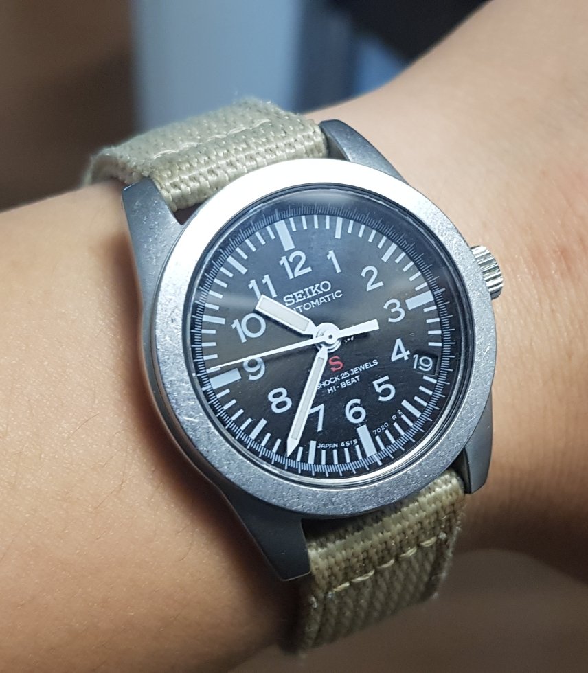 Seiko sus 2024 military 4s15