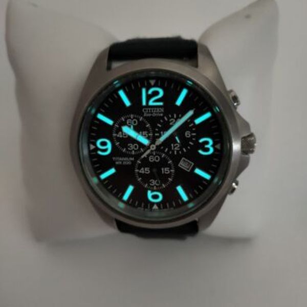 Citizen Eco-Drive Titanium Chronograph Men's Watch H500