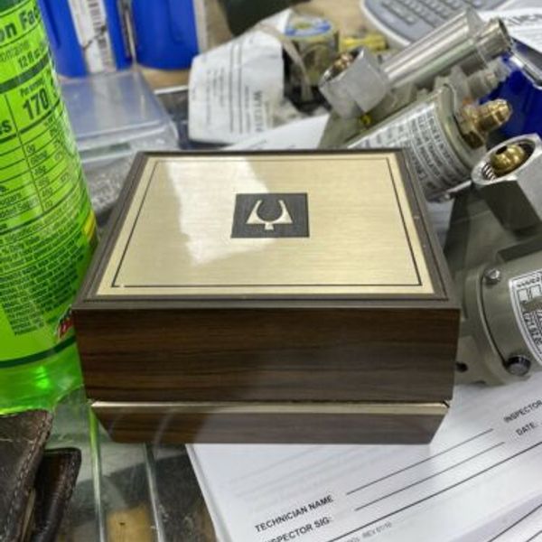 Boîtier De Montre Bulova Accutron 7865-1 - Plaqué Or - Années 70 - Neuf Sans étiquette