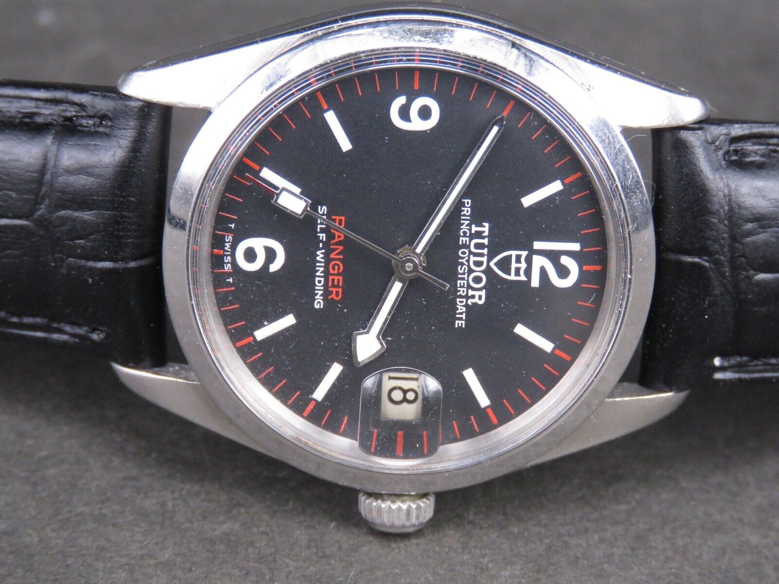 VINTAGE TUDOR PRINCE OYSTERDATE RANGER 2784 SS STEEL SWISS DATE