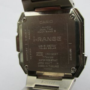 VINTAGE CASIO IRW-M20T i-RANGE TITANIUM SAPPHIRE GLASS WAVE CEPTOR