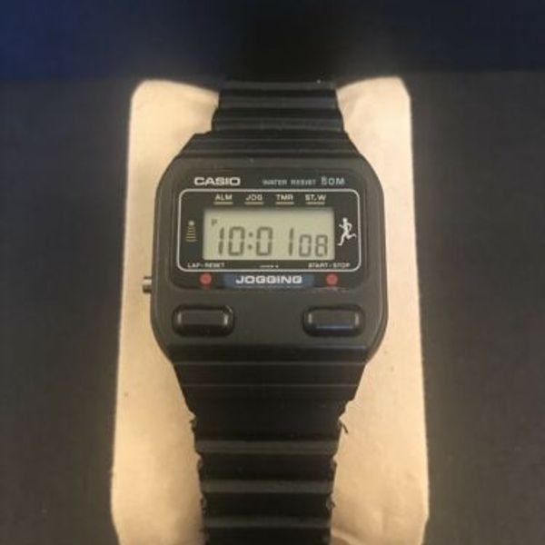 Vintage Casio J-31W Jogging Exercise Digital Watch