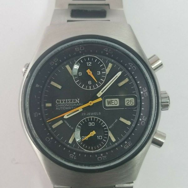 VINTAGE CITIZEN SPIDER FLYBACK CHRONOGRAPH AUTO REF.67-9119 CAL.8110A ...