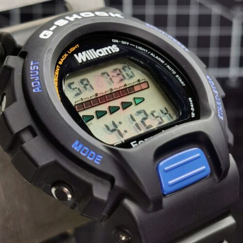 Casio G-Shock Black Blue Limited F1 FOX-FIRE Positive DW-6600 DW-6600-WILLIAMS  | WatchCharts Marketplace