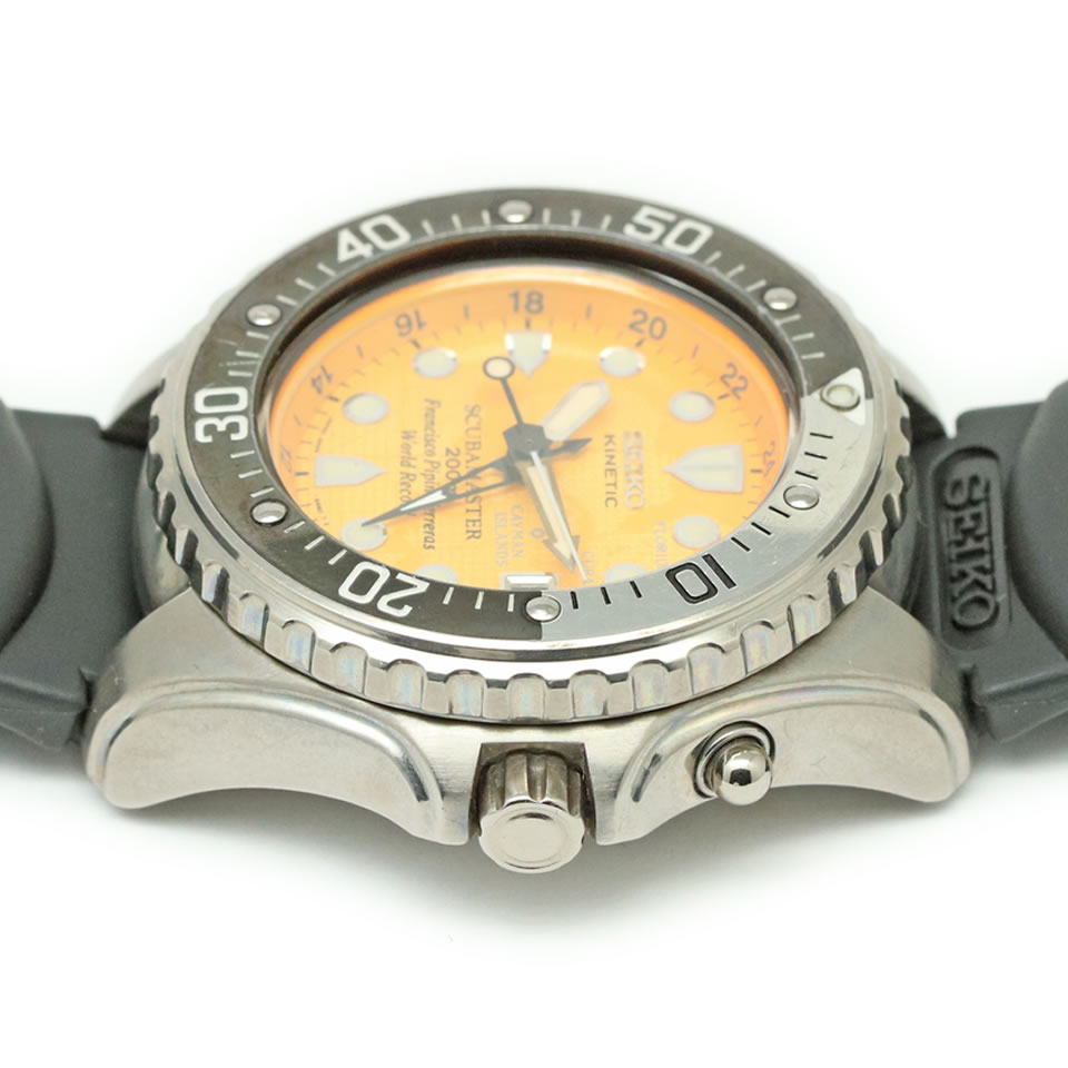 SEIKO scuba master Pippin-limited SBCW007 SEIKO scuba master SBCW007  Kinetic Pippin limited 1000 pieces One piece structure Special box  specification Manta ray engraved [Used] [PAWN SHOP] [Pawn shop exhibition]  [Genuine guarantee] [Kyoto