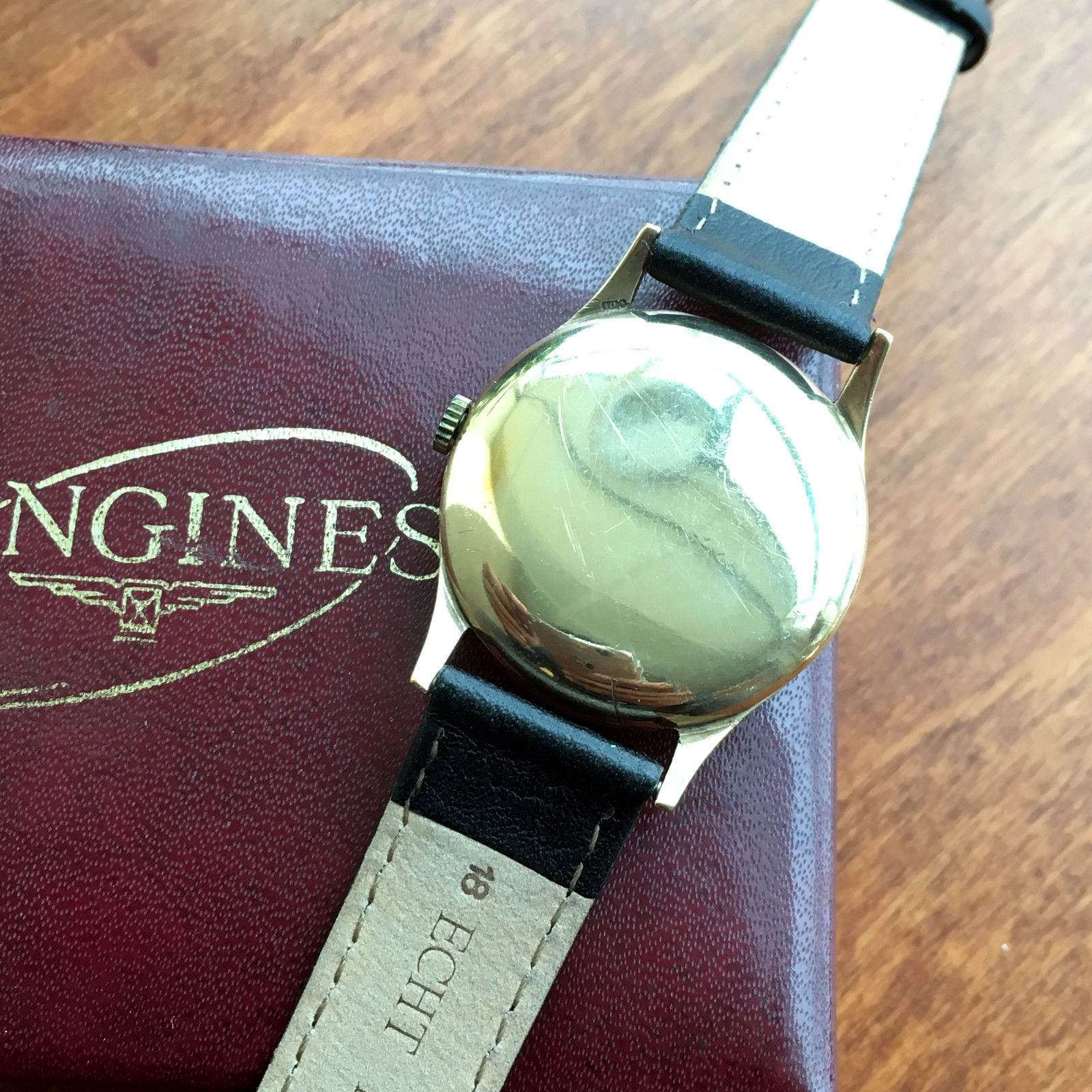 Rare Vintage Longines Watch Mechanical Cal 12.68N Solid Gold