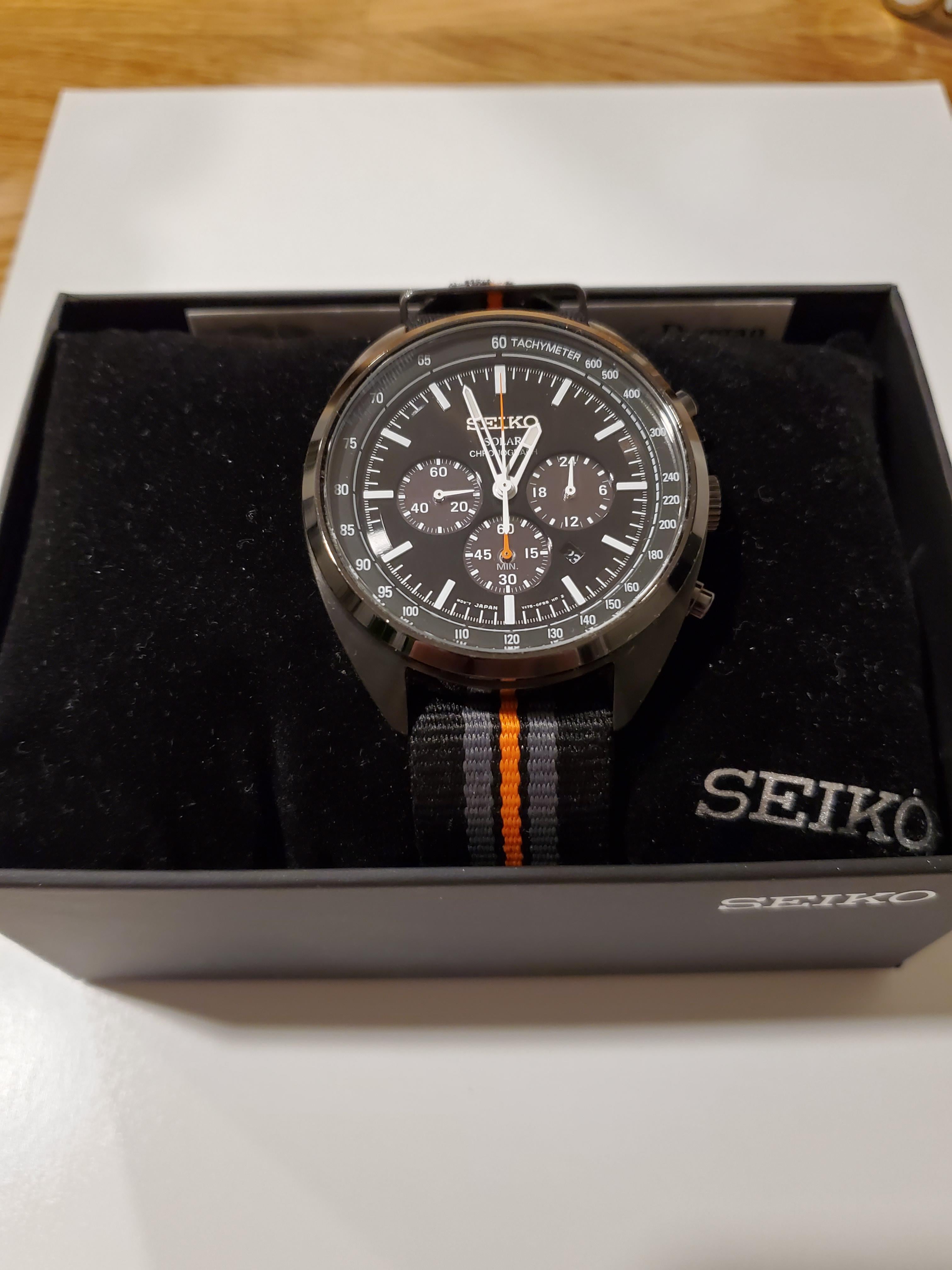 WTS Seiko SSC669 Recraft Chronograph Black Dial WatchCharts