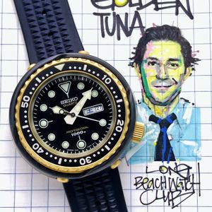 Vintage 1994 [Exc+5] SEIKO 7C46-7010 Tuna Diver 300m Quartz 47mm