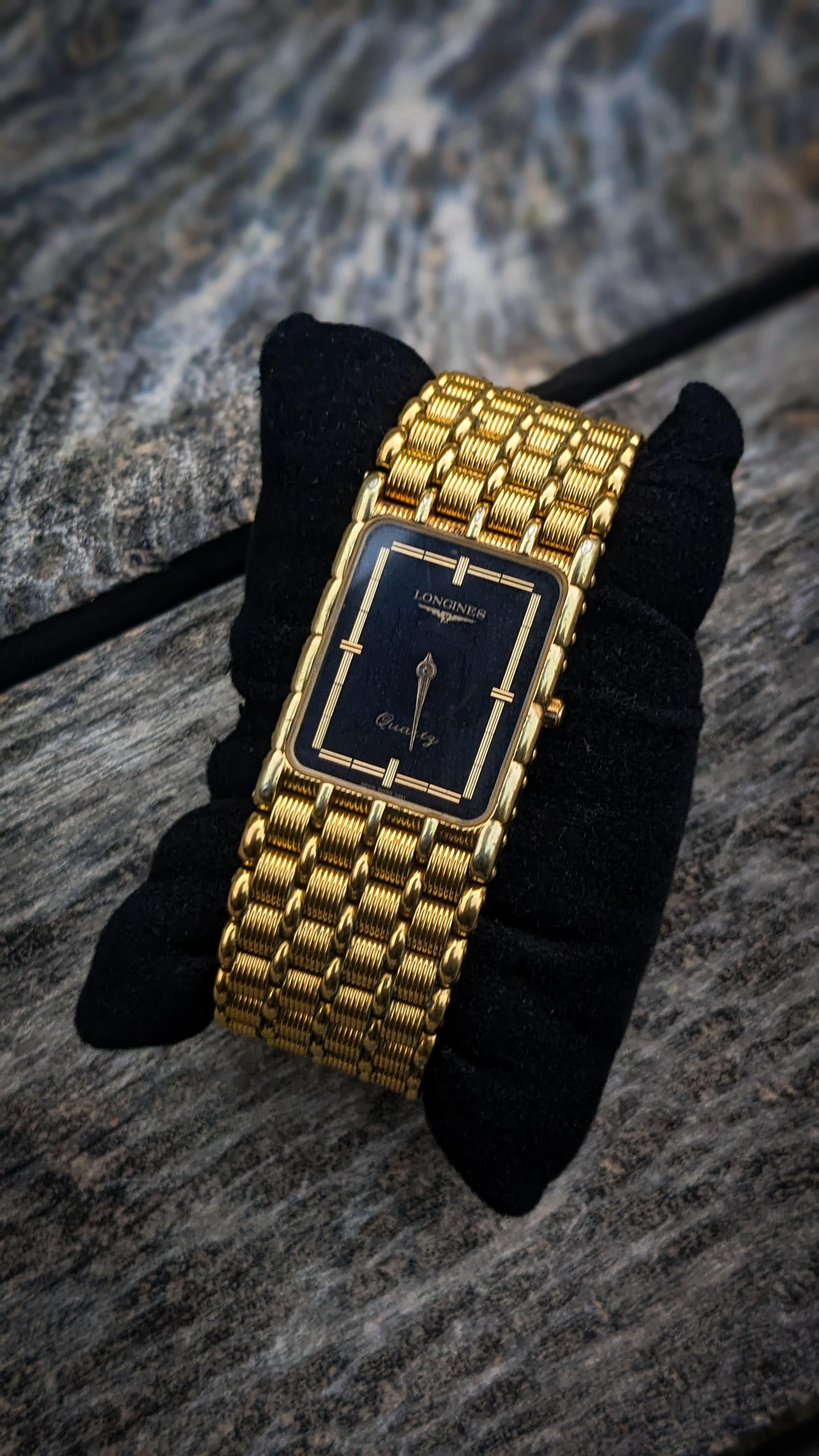 WTS 1960 s Longines Rarest Gold filled style rectangular watch