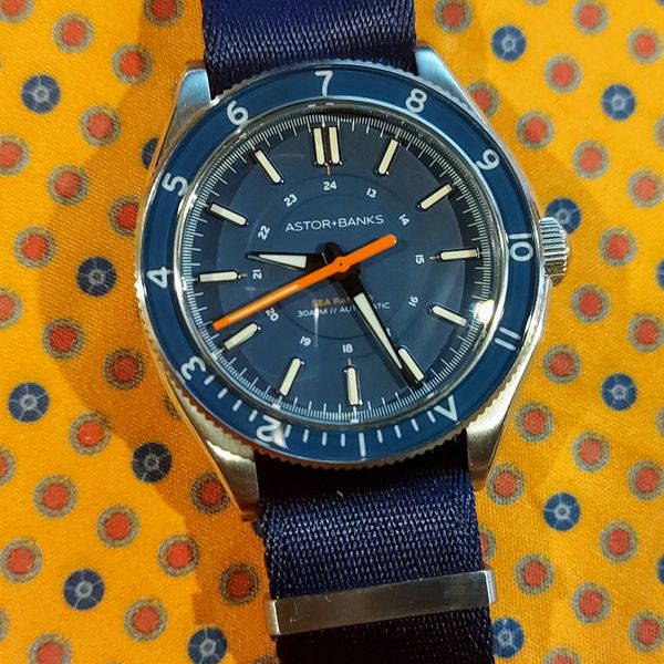 Astor + Banks Sea Ranger B - Blue - $475 | WatchCharts