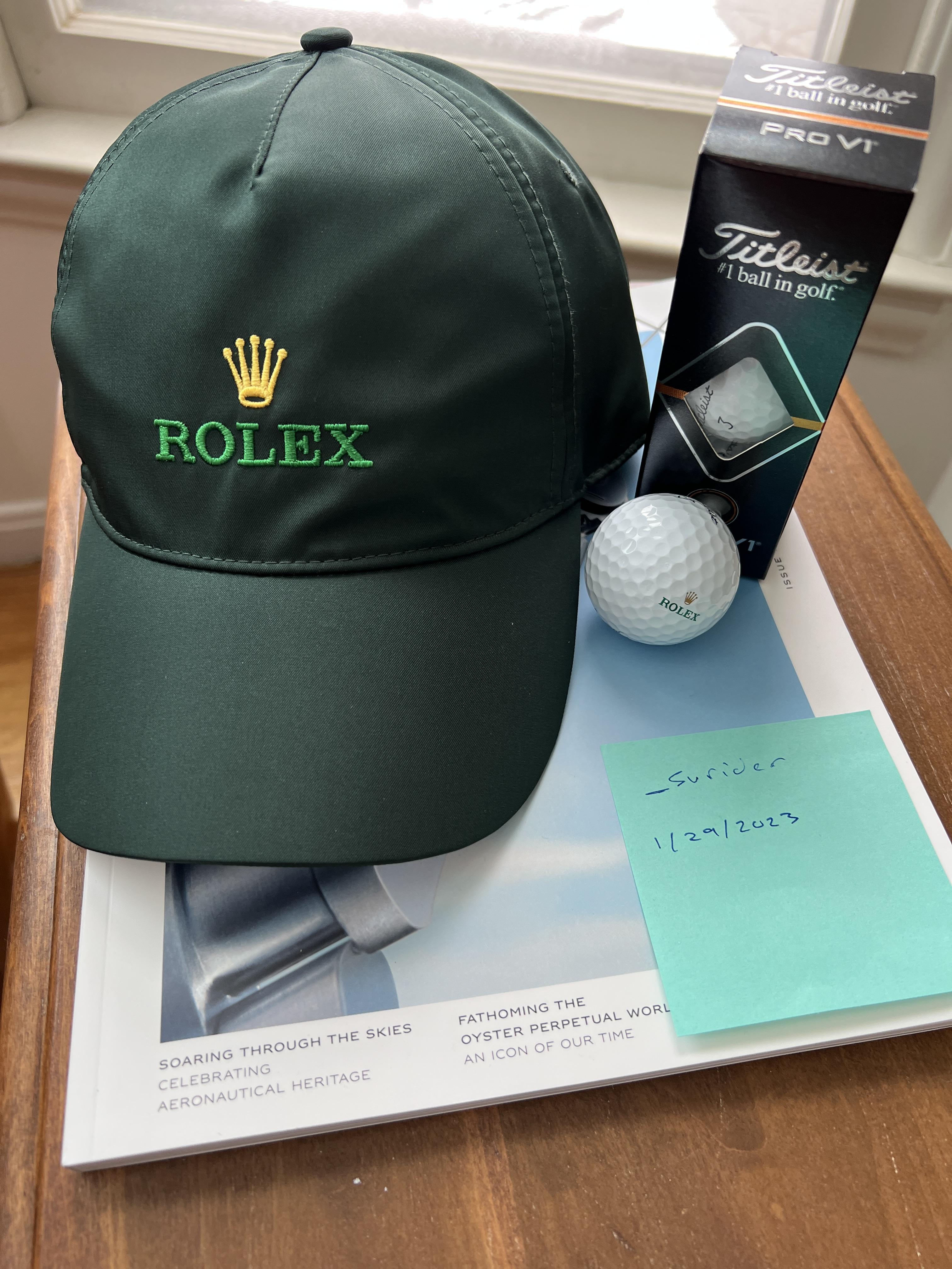 Rolex discount golf visor