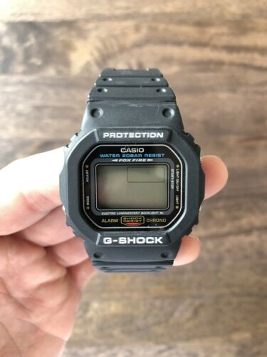 Casio G Shock Watch Dw 5600e 1 First Type Fox Fire Standard Basic Japan Watchcharts