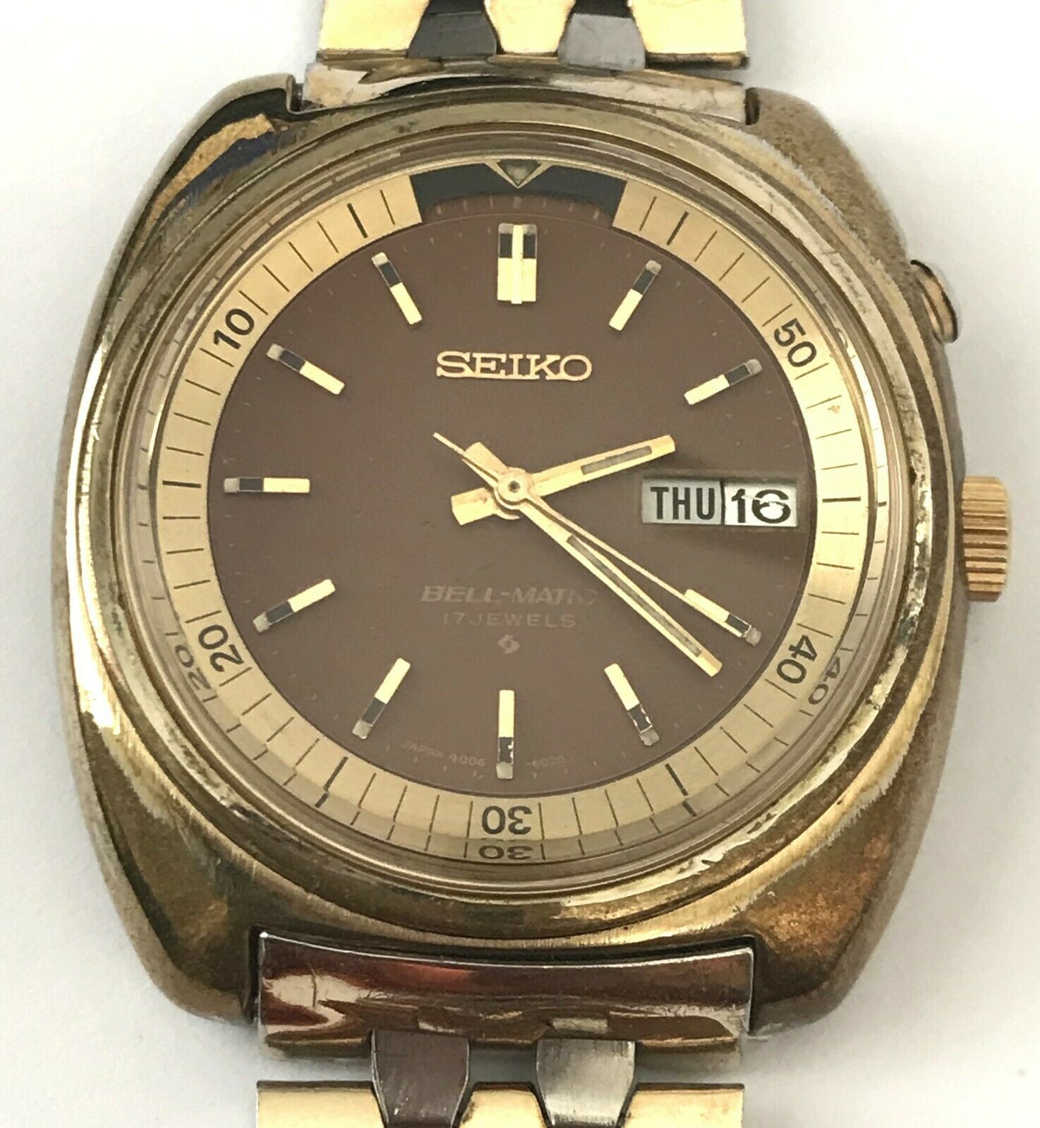 Vintage Seiko 4006-6037 Bell-Matic For Parts Or Restoration | WatchCharts