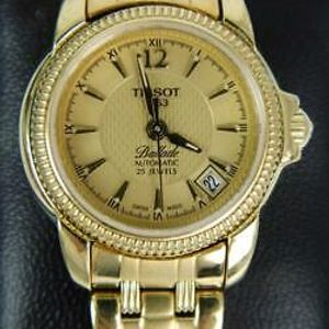 Women S Tissot Ballade Automatic 25 Jewel Stainless Steel Watch C219 319c Watchcharts