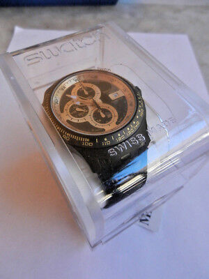 SWATCH+IRONY CHRONO AUTOMATIK+SVGB401 RIGHT TRACK SUNSHINE+NEU/NEW |  WatchCharts