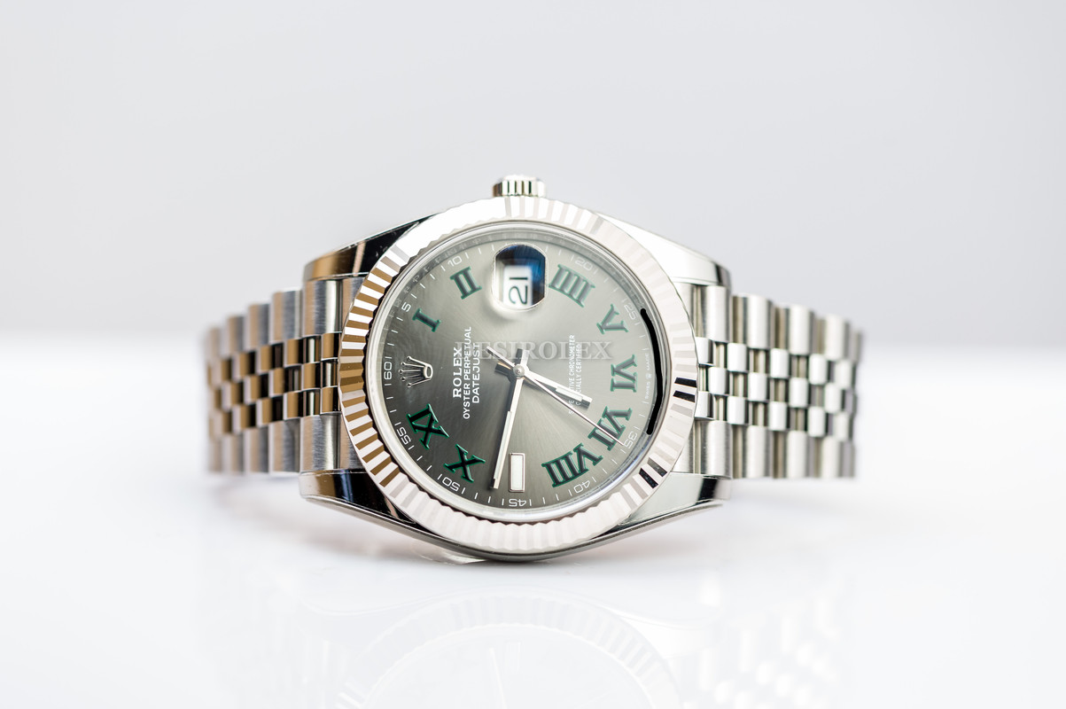 FSOT New Rolex 126334 Datejust 41mm Wimbledon Dial Jubilee Aug