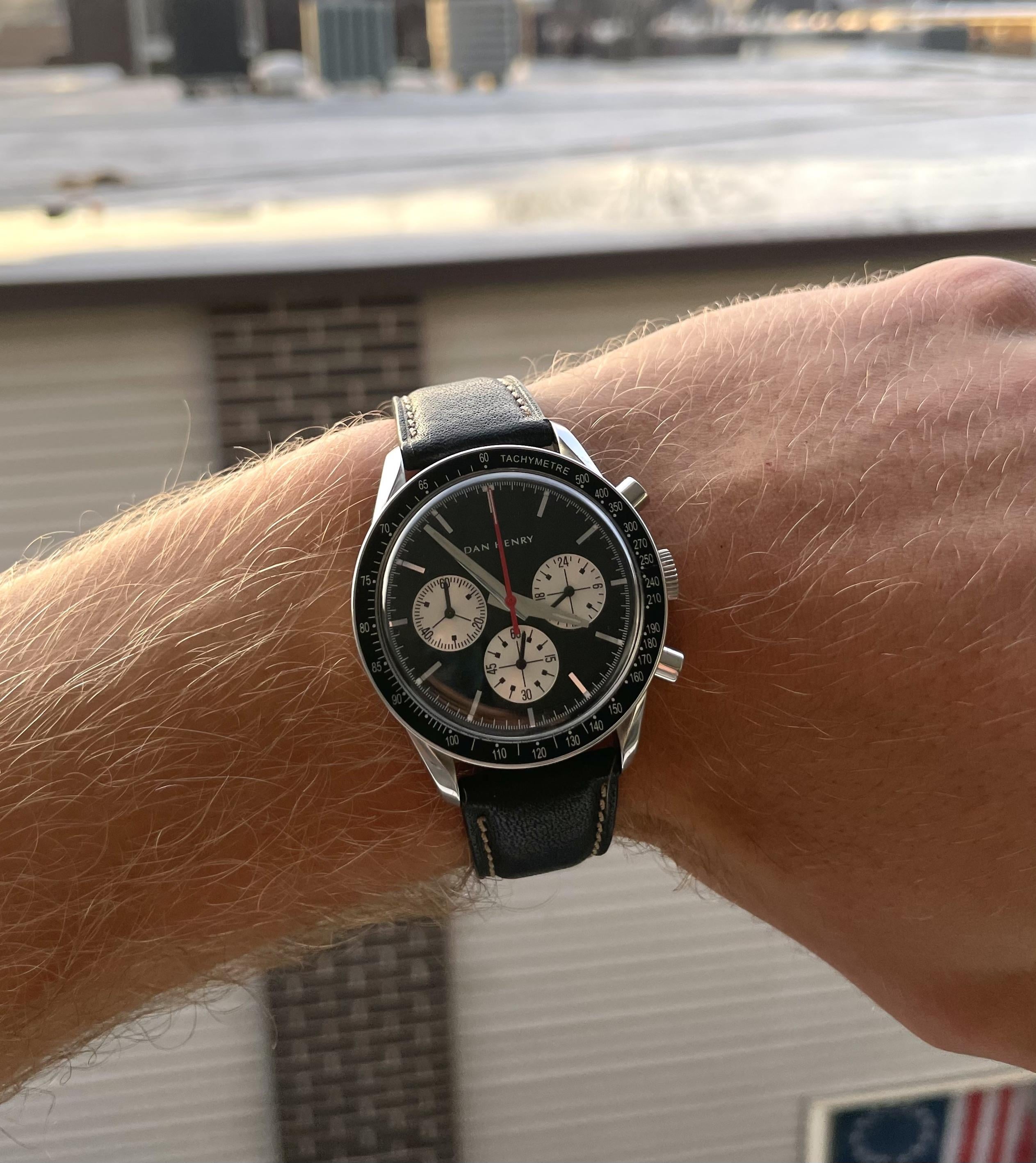 WTS] 1962 Dan Henry Racing Chronograph (Evil Panda) *Perfect