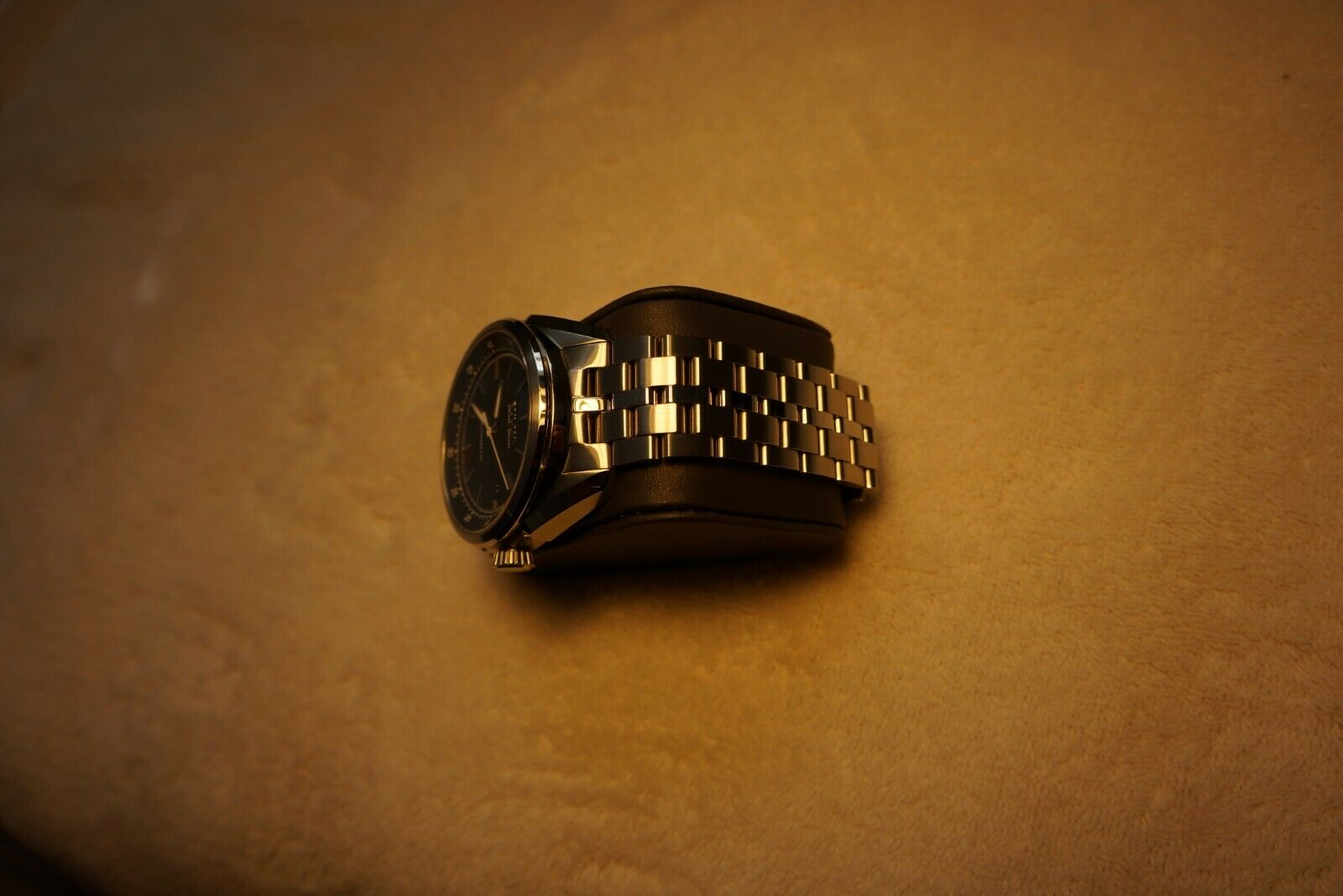 Bulova 63B193 Men's Tellaro Accu-Swiss Black Automatic Watch | WatchCharts