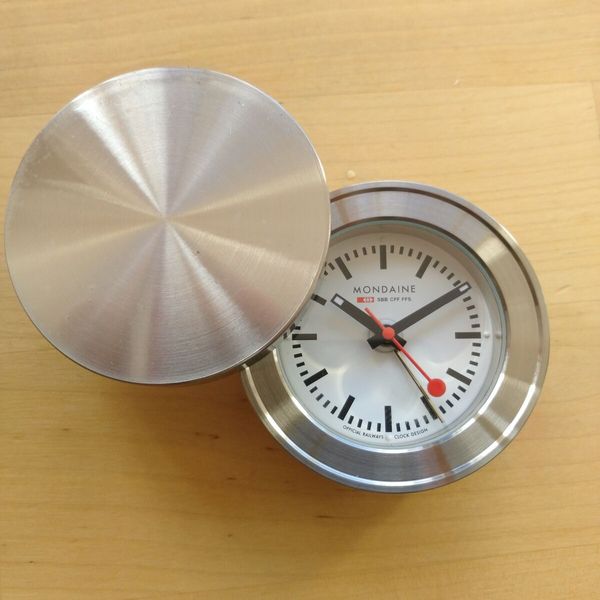 Mondaine Travel Alarm Watch New and still in its original box