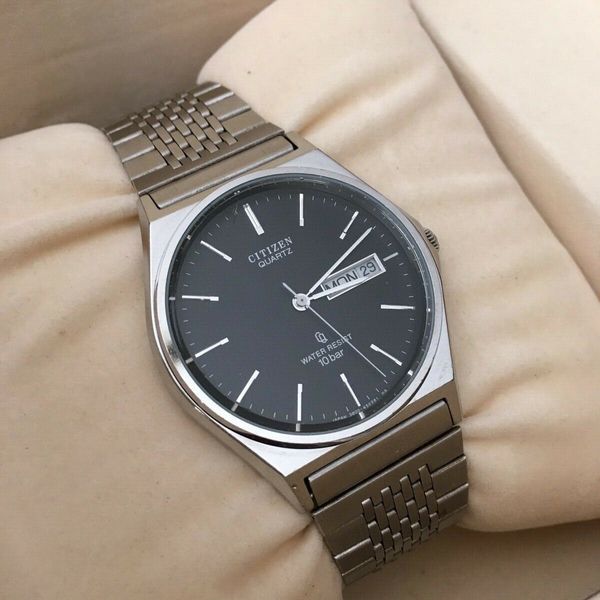 美品・黒文字盤】CITIZEN 3800-451457Y Citizen 3800-451457 10bar WR 