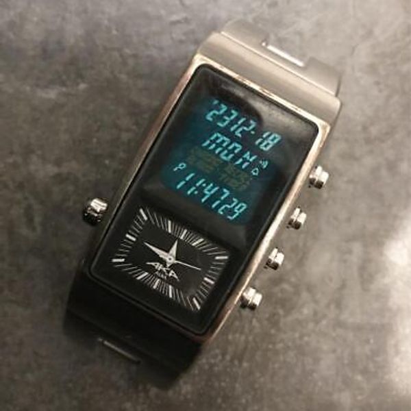 SEIKO ALBA AKA【V091-5010】デジアナ腕時計 中古】SEIKO ALBA aka